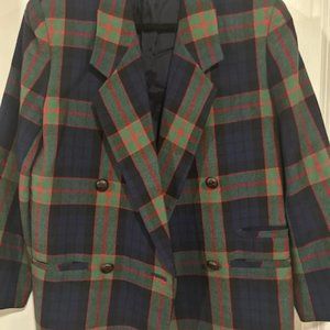 MCC WOMEN PLAID BLAZER SIZE XL
